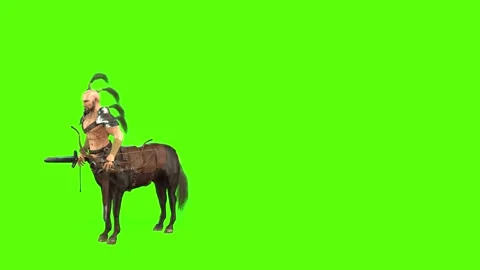 Centaur Turn Right Green Screen Animatio... | Stock Video | Pond5