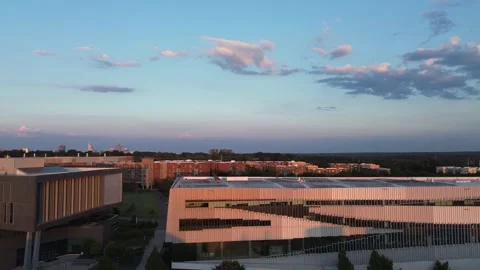 Centennial campus sunset Stock Footage 321963773