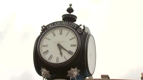 Centennial clock at city hall Stock Footage 55570901