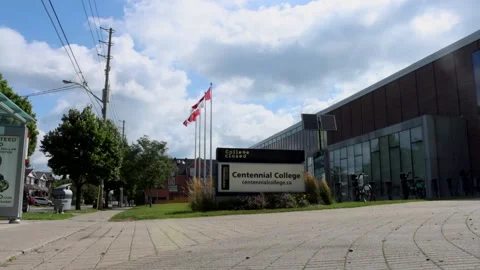 Centennial collage Toronto On Vídeos de archivo 138390505