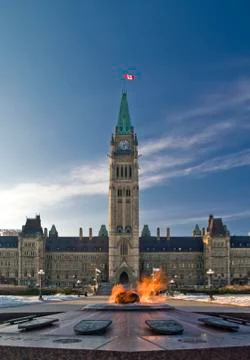 Centennial flame Stock-Fotos