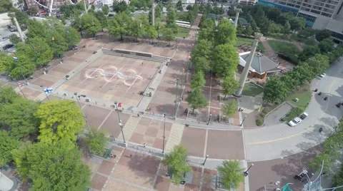 Centennial Olympic Park Stock Footage 50590792