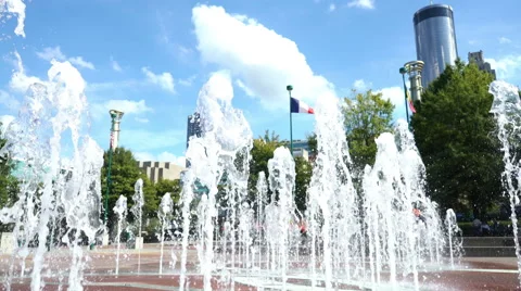 Centennial Olympic Park Stock Footage 68750580