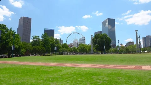 Centennial Olympic Park Stock Footage 116781002
