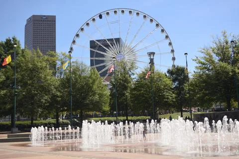 Centennial Olympic Park 스톡 사진