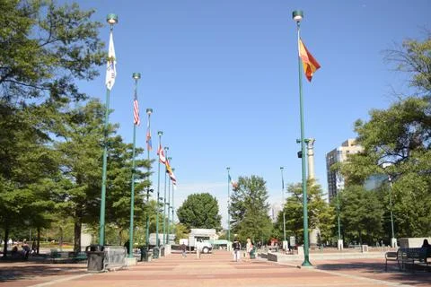Centennial Olympic Park 스톡 사진