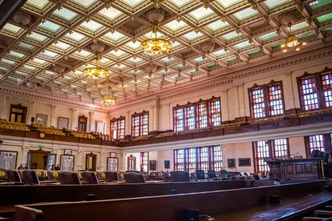 The center of administration in Austin, Texas Stock Photos
