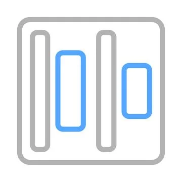 Center alignment icon. Concept of text formatting, editing, and document de.. Stock Illustration