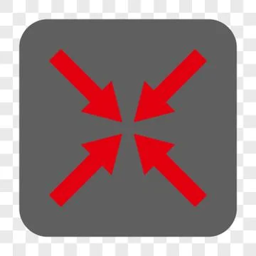Center Arrows Interface Toolbar Button Stock Illustration