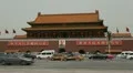 Center of Beijing, China, Gate to Forbidden City, Tiananmen Square HD Footage
