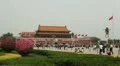 Center of Beijing, China, Gate to Forbidden City, Tiananmen Square, Crowds HD Footage