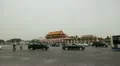 Center of Beijing, China, Gate to Forbidden City, Tiananmen Square, Crowds HD Footage