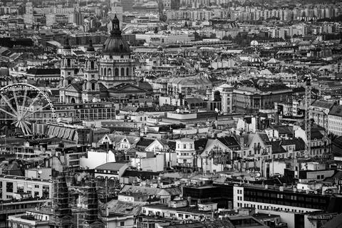 Center of Budapest Stock Photos