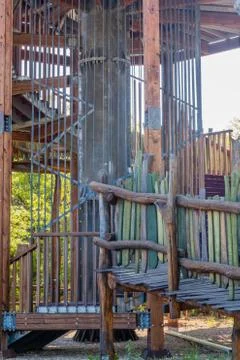 Center column of tower Stock Photos