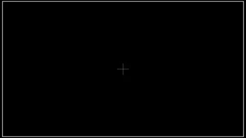 Center Cross Composition Overlay with Border Transparent Framing Guide for .. Illustrazione stock