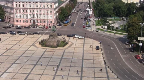 Center Day Time Kiev Stock Footage 46163351