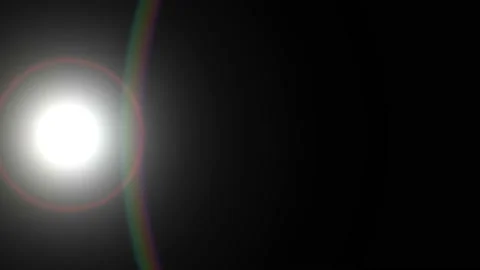 Center distorted light optical lens flares shiny bokeh animation art background Stock Footage 112724523