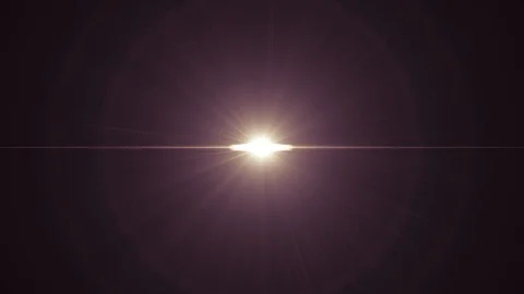Center flicker star sun lights optical lens flares shiny animation art Stock Footage 85480397