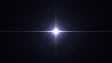 Center flickering star sun lights optical lens flares shiny animation art Stock Footage 85664579