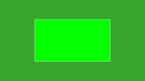 Center green screen rectangle frame flashing strobe animation overlay 4k Stock-Footage 289911679