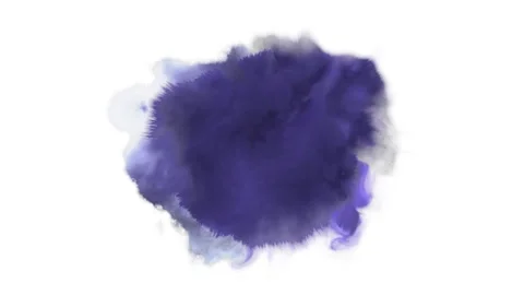 Center Ink Bleed 1 Stock Footage 334730539