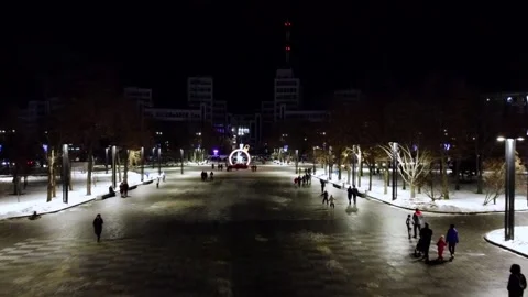 Center of Kharkiv Stock Footage 204081712