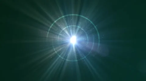 Center light with flare - Motion background video loop HD Stock Footage 67283992