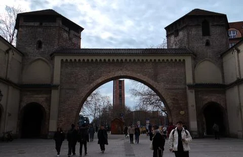 The center of Munich Stock Photos