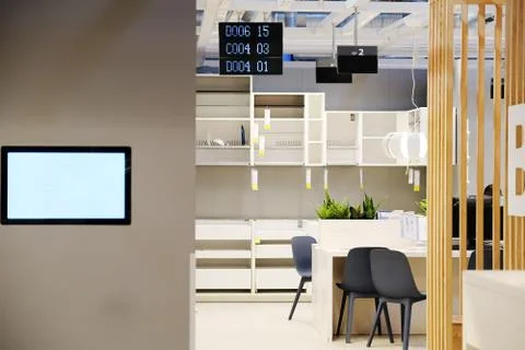 The center of paperwork. Co-working process, the design team operates a modern Stock Photos