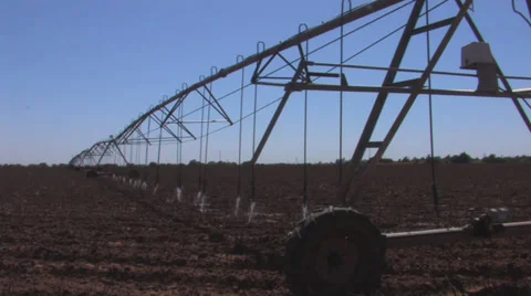 Center pivot in operation 3 Stock Footage 27565132