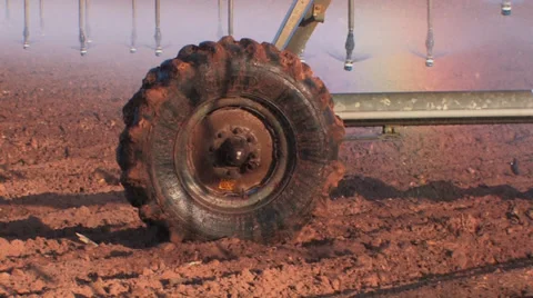 Center pivot at work 7 Stock Footage 27564812