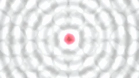 Center Red Circle Flow 스톡 동영상 337736658