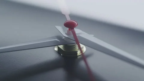 Center of Rotating Clock Hands | Stock Video | Pond5