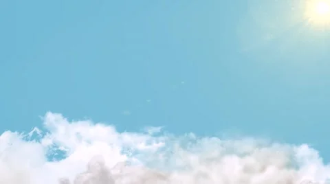 In the center of the sky Stock Footage 66300439