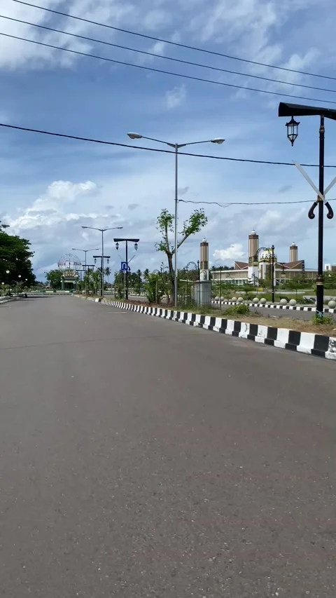 Center of Sofifi city Stock Footage 237584455