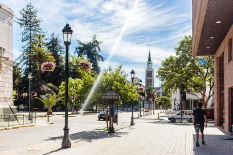 Center of Talca Stock Photos