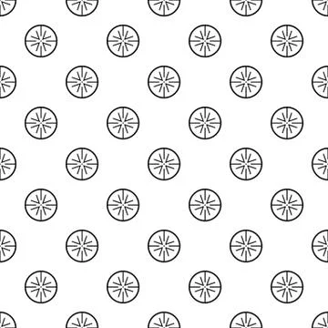 Center target pattern seamless vector Stock Illustration