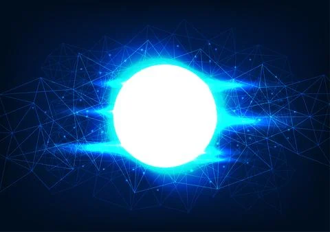 Center of the technology system is the processor that receives information .. Stockillustratie