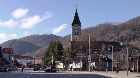 Center of Terchová 스톡 동영상 119595930