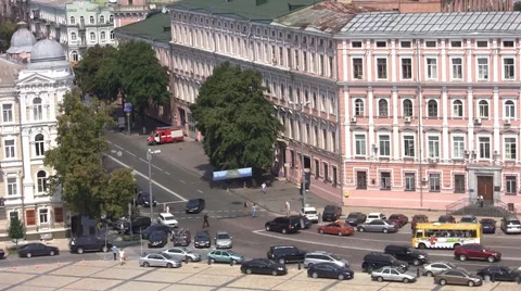 Center View Day Time Kiev Stock Footage 46163292