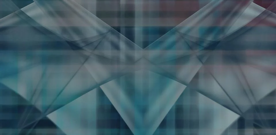 Centered abstract geometry is being shown in flat design, with translucent 写真素材