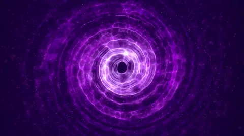 Centered purple wormhole effect in space - Motion video background loop Stock Footage 66535814