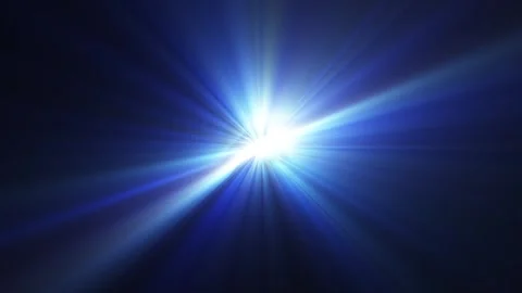 Centered rays of light on a dark background. Animation of sky light Stock Footage 276550889