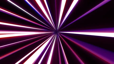 Centered rays of light on a dark background. Animation of bright rays from th Stock Footage 298023589