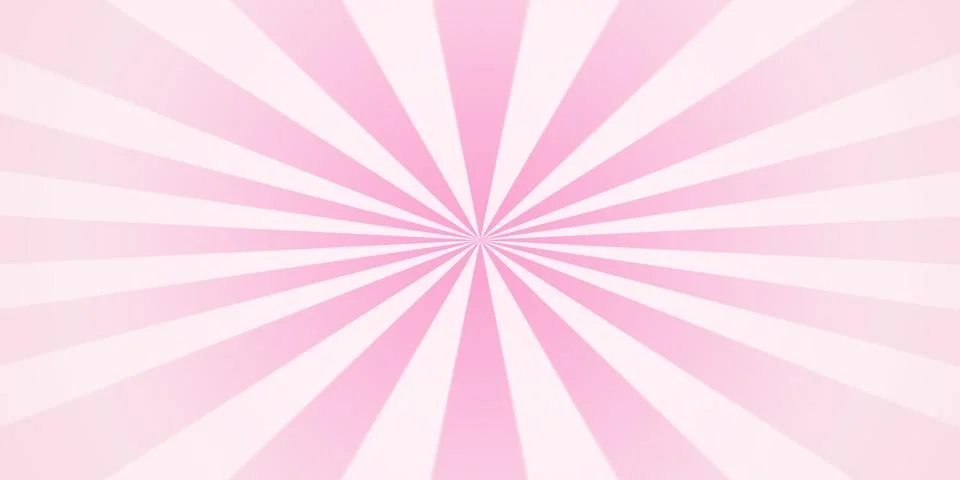 Centered rays  in tints of pink Stock Illustration
