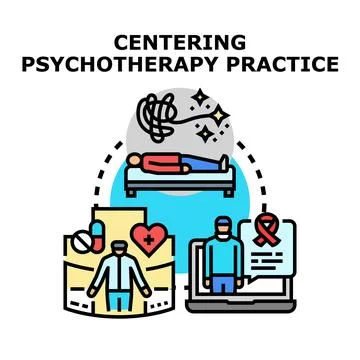 Centering psychotherapy practice offering mental health support イラスト素材