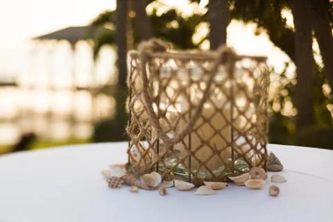 Centerpiece at Wedding Stock Photos