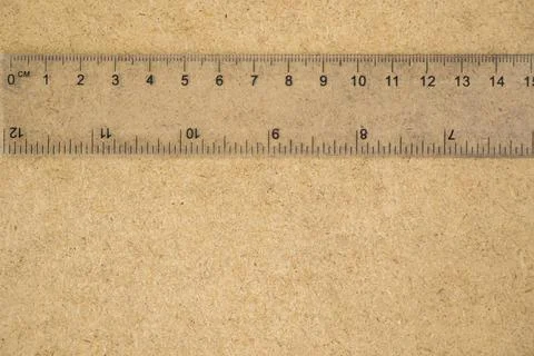 Centimeter on the brown background Foto stock