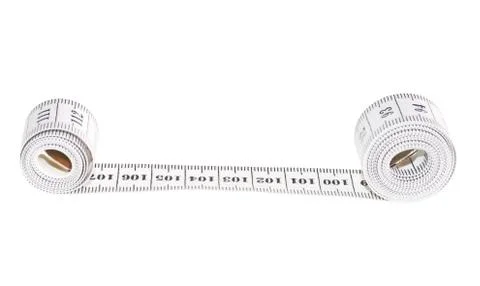Centimeter isolated on white Stock Photos
