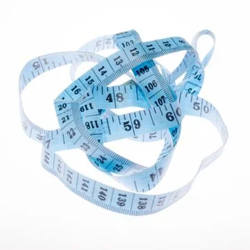 Centimeter on the white background Stock Photos